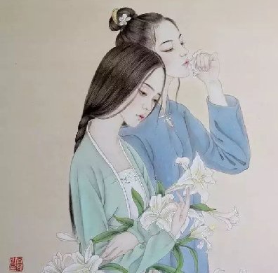 古風(fēng)詩意手繪插畫：一場風(fēng)花雪月任飄搖美！